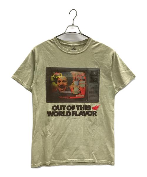 CACTI（カクティ）CACTI (カクティ) Travis Scott (トラヴィス スコット) プリントTシャツ グリーン サイズ:Mの古着・服飾アイテム