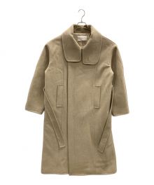 TODAYFUL（トゥデイフル）の古着「スタンドカラーウールコート」｜ベージュ