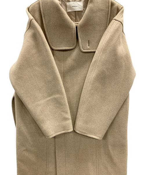 TODAYFUL（トゥデイフル）TODAYFUL (トゥデイフル) スタンドカラーウールコート ベージュ サイズ:38の古着・服飾アイテム