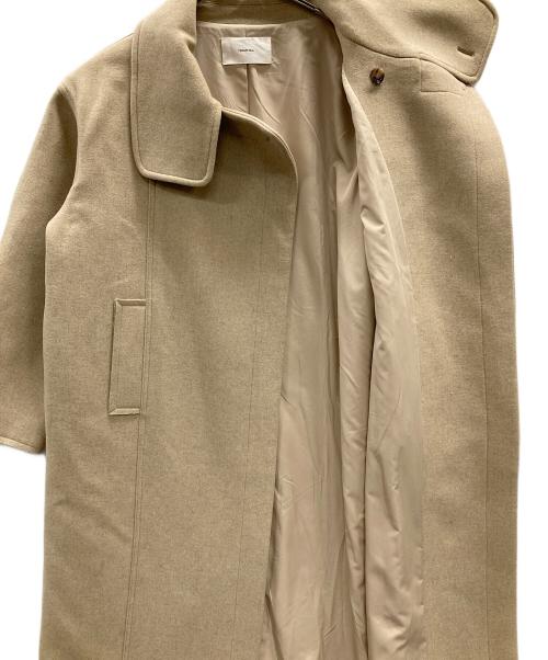 TODAYFUL（トゥデイフル）TODAYFUL (トゥデイフル) スタンドカラーウールコート ベージュ サイズ:38の古着・服飾アイテム