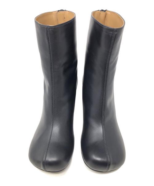 SLOBE IENA（スローブ イエナ）SLOBE IENA (スローブ イエナ) スクエアトゥショートブーツ ブラック サイズ:24.5の古着・服飾アイテム