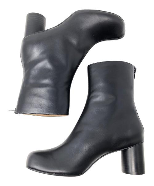 SLOBE IENA（スローブ イエナ）SLOBE IENA (スローブ イエナ) スクエアトゥショートブーツ ブラック サイズ:24.5の古着・服飾アイテム