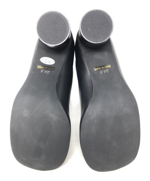 SLOBE IENA（スローブ イエナ）SLOBE IENA (スローブ イエナ) スクエアトゥショートブーツ ブラック サイズ:24.5の古着・服飾アイテム