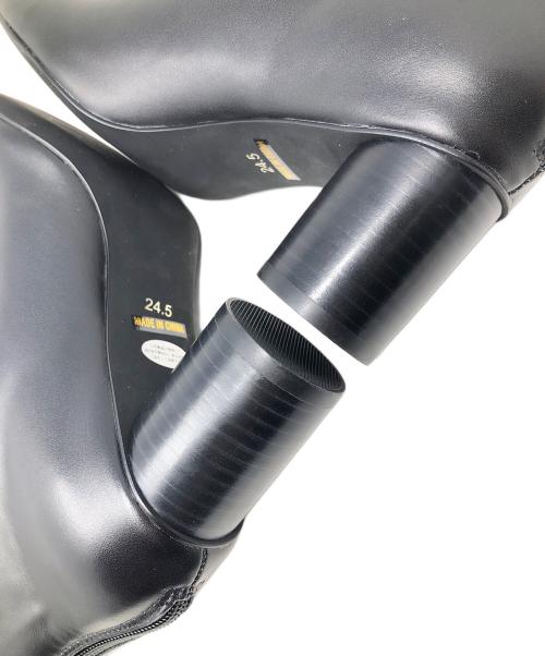 SLOBE IENA（スローブ イエナ）SLOBE IENA (スローブ イエナ) スクエアトゥショートブーツ ブラック サイズ:24.5の古着・服飾アイテム