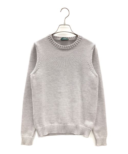 Zanone（ザノーネ）Zanone (ザノーネ) クルーネックニット ラベンダー サイズ:44の古着・服飾アイテム
