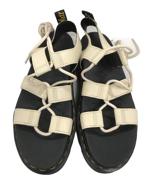 Dr.Martens（ドクターマーチン）Dr.Martens (ドクターマーチン) サンダル ブラック×アイボリー サイズ:UK6の古着・服飾アイテム