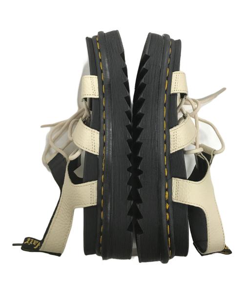 Dr.Martens（ドクターマーチン）Dr.Martens (ドクターマーチン) サンダル ブラック×アイボリー サイズ:UK6の古着・服飾アイテム