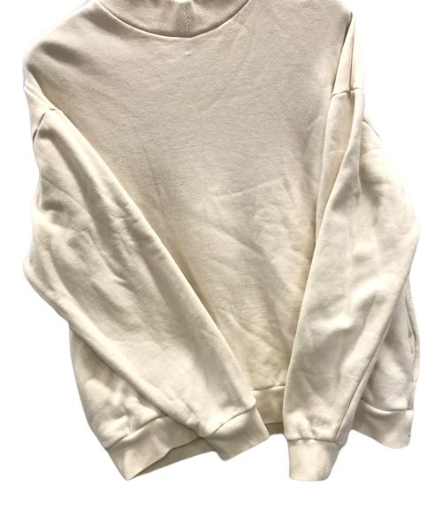 amne（アンヌ）amne (アンヌ) スウェット 	FRENCH TERRY oval v mock（フレンチテリオーバルVモック） アイボリー サイズ:3の古着・服飾アイテム