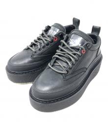 DIESEL（ディーゼル）の古着「スニーカー H-SCIROCCO LOW LACE(H-シロッコロウレース)」｜ブラック