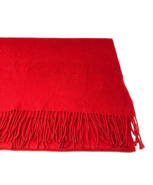 Acne studios（アクネ ストゥディオス）Acne studios (アクネ ストゥディオス) 大判ウールマフラー レッド サイズ:実寸サイズにてご確認下さい。の古着・服飾アイテム