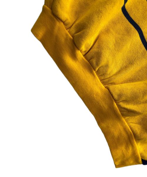 SWEAT（スウェット）SWEAT (スウェット) HELLAS VERONA（ヘラス ヴェローナ）クルーネック スウェットシャツ ブルー×イエロー サイズ:Sの古着・服飾アイテム