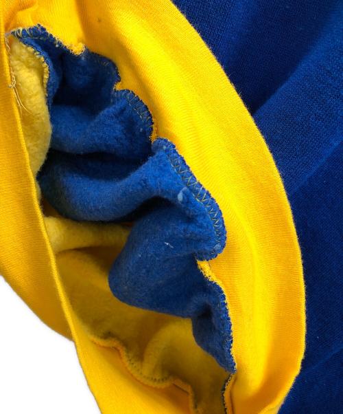 SWEAT（スウェット）SWEAT (スウェット) HELLAS VERONA（ヘラス ヴェローナ）クルーネック スウェットシャツ ブルー×イエロー サイズ:Sの古着・服飾アイテム