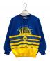 SWEAT（スウェット）の古着「HELLAS VERONA（ヘラス ヴェローナ）クルーネック スウェットシャツ」｜ブルー×イエロー