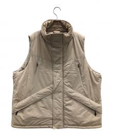 WILD THINGS（ワイルドシングス）の古着「中綿ベスト　モンスターパーカー」｜ベージュ