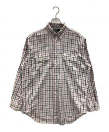 POLO RALPH LAUREN（ポロ・ラルフローレン）の古着「長袖シャツ」｜ホワイト×レッド