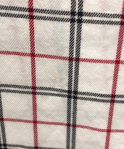 POLO RALPH LAUREN（ポロ・ラルフローレン）POLO RALPH LAUREN (ポロ・ラルフローレン) 長袖シャツ ホワイト×レッド サイズ:Lの古着・服飾アイテム