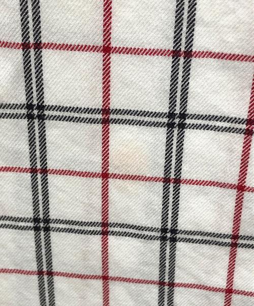 POLO RALPH LAUREN（ポロ・ラルフローレン）POLO RALPH LAUREN (ポロ・ラルフローレン) 長袖シャツ ホワイト×レッド サイズ:Lの古着・服飾アイテム