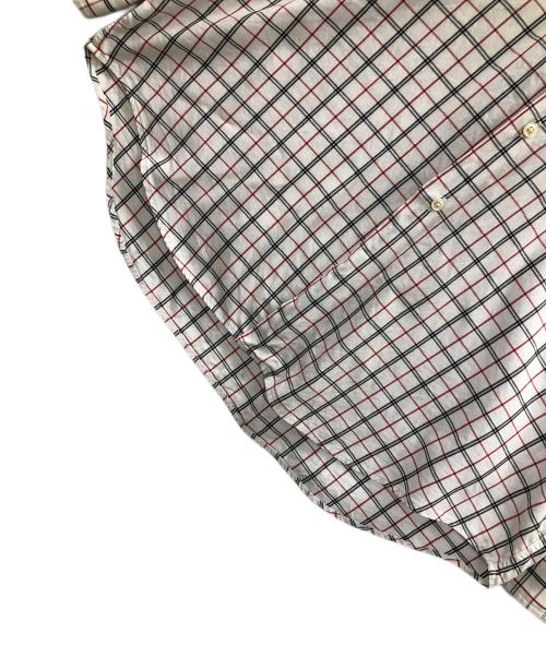 POLO RALPH LAUREN（ポロ・ラルフローレン）POLO RALPH LAUREN (ポロ・ラルフローレン) 長袖シャツ ホワイト×レッド サイズ:Lの古着・服飾アイテム