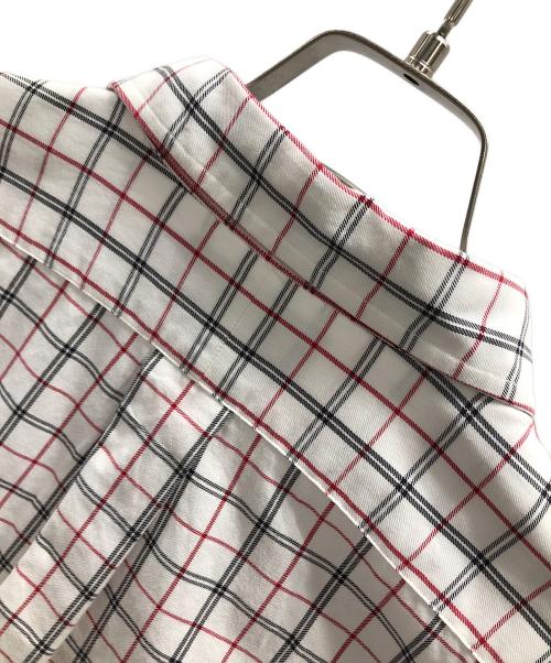 POLO RALPH LAUREN（ポロ・ラルフローレン）POLO RALPH LAUREN (ポロ・ラルフローレン) 長袖シャツ ホワイト×レッド サイズ:Lの古着・服飾アイテム