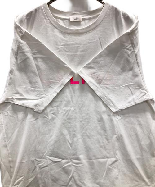 CELINE（セリーヌ）CELINE (セリーヌ) グラデーションCELINE（セリーヌ）プリントルーズT（ティー） ホワイト サイズ:Mの古着・服飾アイテム