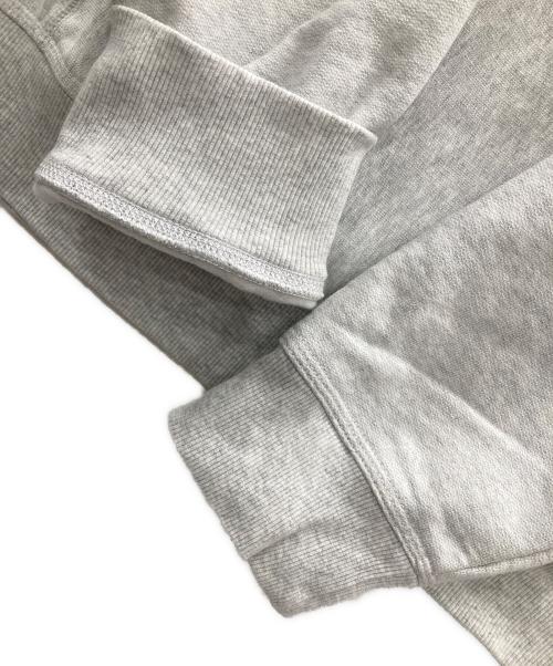 CarHartt（カーハート）CarHartt (カーハート) HALF ZIP AMERICAN SCRIPT SWEATSHIRT（ハーフ ジップ アメリカン スクリプト スウェットシャツ） ライトグレー サイズ:Mの古着・服飾アイテム