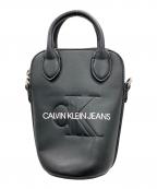 Calvin Klein Jeansカルバンクラインジーンズ）の古着「2WAYバッグ　ハンドバッグ　ショルダーバッグ」｜ブラック