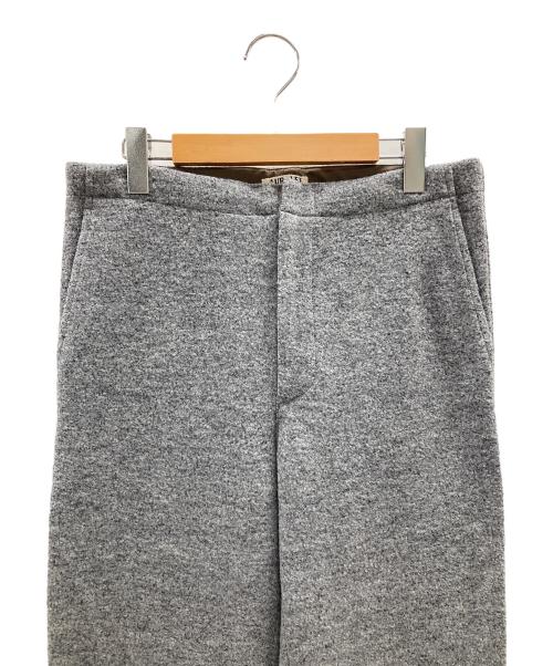 AURALEE（オーラリー）AURALEE (オーラリー) ウールパンツ WOOL LING YARN MILLED JERSEY PANTS（ウール リンヤーン ミルド ジャージー パンツ） グレー サイズ:実寸サイズにてご確認ください。の古着・服飾アイテム