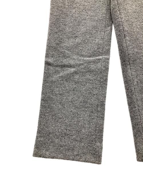 AURALEE（オーラリー）AURALEE (オーラリー) ウールパンツ WOOL LING YARN MILLED JERSEY PANTS（ウール リンヤーン ミルド ジャージー パンツ） グレー サイズ:実寸サイズにてご確認ください。の古着・服飾アイテム