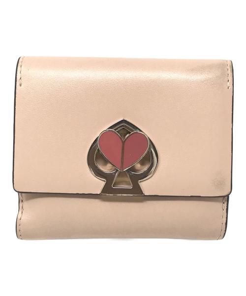 Kate Spade（ケイトスペード）Kate Spade (ケイトスペード) 2つ折り財布 ライトピンク サイズ:実寸サイズにてご確認ください。の古着・服飾アイテム