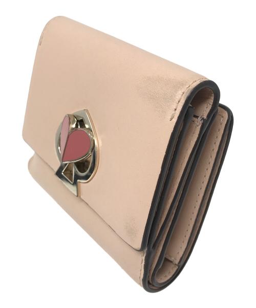 Kate Spade（ケイトスペード）Kate Spade (ケイトスペード) 2つ折り財布 ライトピンク サイズ:実寸サイズにてご確認ください。の古着・服飾アイテム