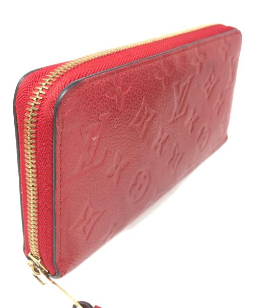 LOUIS VUITTON（ルイ ヴィトン）LOUIS VUITTON (ルイ ヴィトン) 長財布 モノグラム　ジッピーウォレット 	モノグラム・アンプラント レッド サイズ:実寸サイズにてご確認下さい。の古着・服飾アイテム