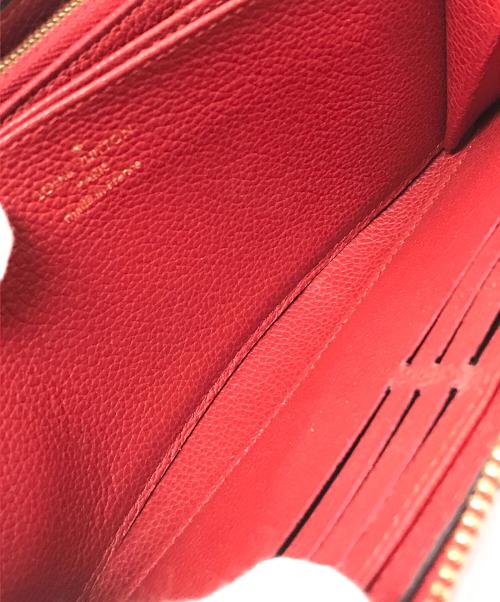 LOUIS VUITTON（ルイ ヴィトン）LOUIS VUITTON (ルイ ヴィトン) 長財布 モノグラム　ジッピーウォレット 	モノグラム・アンプラント レッド サイズ:実寸サイズにてご確認下さい。の古着・服飾アイテム