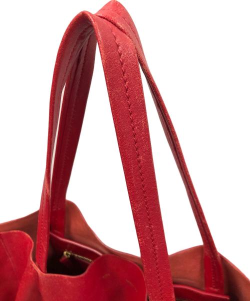 CELINE（セリーヌ）CELINE (セリーヌ) トートバッグ ホリゾンタルカバ レッド サイズ:実寸サイズにてご確認くださいの古着・服飾アイテム