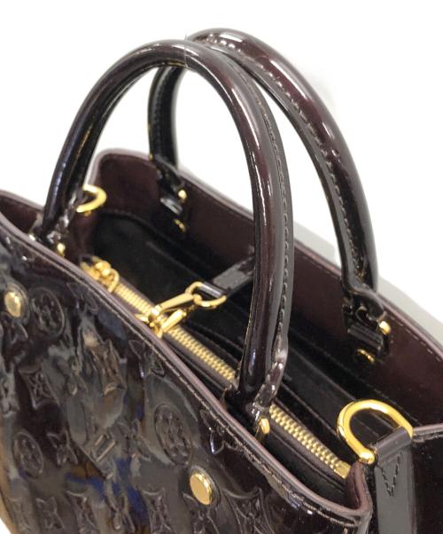 LOUIS VUITTON（ルイ ヴィトン）LOUIS VUITTON (ルイ ヴィトン) 2WAYバッグ モノグラム・ヴェルニ モンテーニュBB ハンドバッグ ショルダーバッグ ブラウン サイズ:BBの古着・服飾アイテム