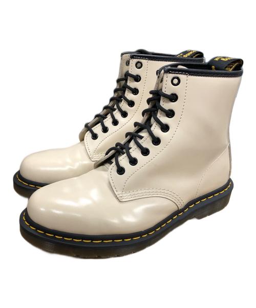 Dr.Martens（ドクターマーチン）Dr.Martens (ドクターマーチン) 8ホールブーツ ベージュ サイズ:UK8の古着・服飾アイテム