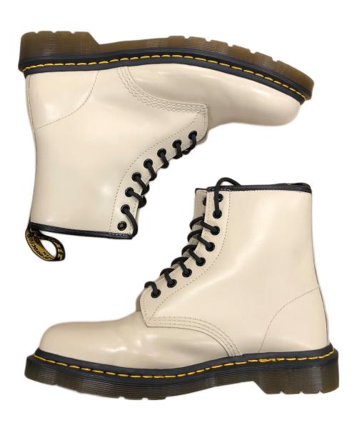 Dr.Martens（ドクターマーチン）Dr.Martens (ドクターマーチン) 8ホールブーツ ベージュ サイズ:UK8の古着・服飾アイテム
