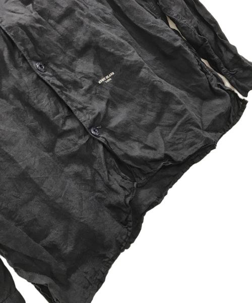 STONE ISLAND（ストーンアイランド）STONE ISLAND (ストーンアイランド) 長袖シャツ ネイビー サイズ:Lの古着・服飾アイテム