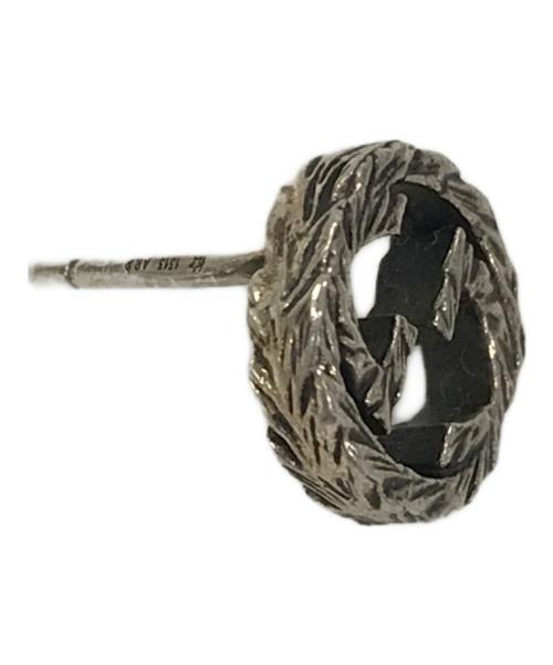 GUCCI（グッチ）GUCCI (グッチ) ピアス 	アンベスク インターロッキング G サイズ:実寸サイズにてご確認ください。の古着・服飾アイテム