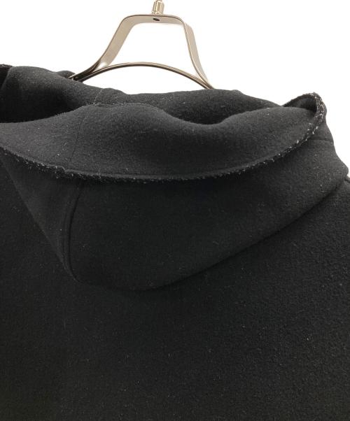 HYKE（ハイク）HYKE (ハイク) Melton Hooded Work Coat（メルトン フーデット ワーク コート） ブラック サイズ:2の古着・服飾アイテム