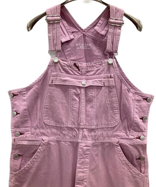 HOLIDAY DENIM（ホリデイデニム）HOLIDAY DENIM (ホリデイデニム) カラービッグオーバーオール サロペット パープル サイズ:1の古着・服飾アイテム