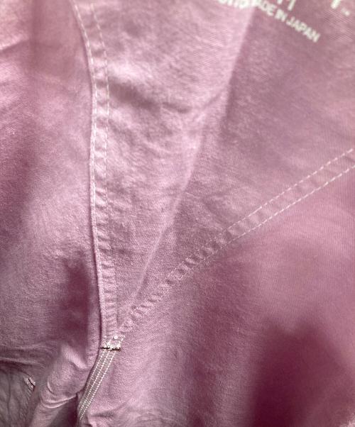 HOLIDAY DENIM（ホリデイデニム）HOLIDAY DENIM (ホリデイデニム) カラービッグオーバーオール サロペット パープル サイズ:1の古着・服飾アイテム