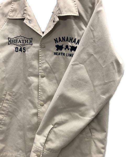 STUDIO D'ARTISAN（ステュディオダルチザン）STUDIO D'ARTISAN (ステュディオダルチザン) HEATH (ヒース) コーチジャケット アイボリー サイズ:40の古着・服飾アイテム