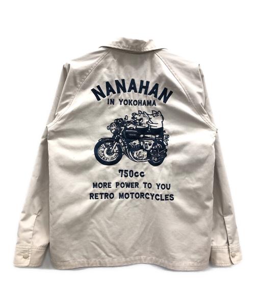 STUDIO D'ARTISAN（ステュディオダルチザン）STUDIO D'ARTISAN (ステュディオダルチザン) HEATH (ヒース) コーチジャケット アイボリー サイズ:40の古着・服飾アイテム