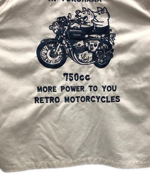 STUDIO D'ARTISAN（ステュディオダルチザン）STUDIO D'ARTISAN (ステュディオダルチザン) HEATH (ヒース) コーチジャケット アイボリー サイズ:40の古着・服飾アイテム