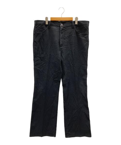 LEVI'S（リーバイス）LEVI'S (リーバイス) フレアパンツ STA-PREST（ステイ-プレスト） ブラック サイズ:実寸サイズにてご確認ください。の古着・服飾アイテム