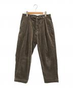 NEIGHBORHOODネイバーフッド）の古着「コーデュロイパンツ」｜ブラウン