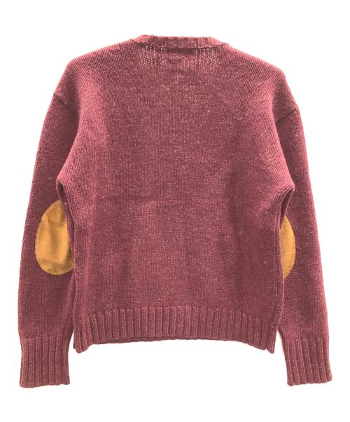 POLO RALPH LAUREN（ポロ・ラルフローレン）POLO RALPH LAUREN (ポロ・ラルフローレン) エルボーパッチセーター パープル サイズ:実寸サイズにてご確認ください。の古着・服飾アイテム
