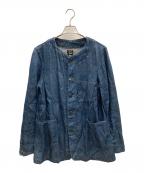 Needlesニードルズ）の古着「ノーカラーカバーオール」｜インディゴ