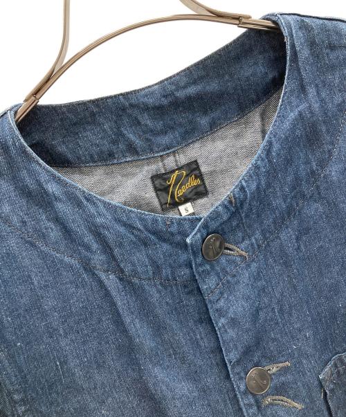 Needles（ニードルズ）Needles (ニードルズ) ノーカラーカバーオール インディゴ サイズ:Sの古着・服飾アイテム