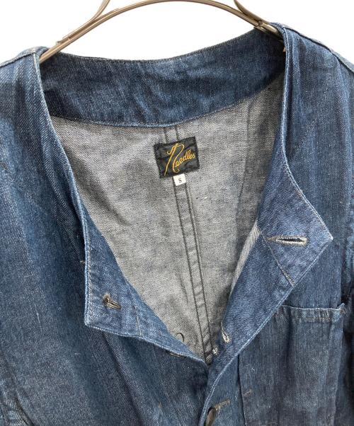 Needles（ニードルズ）Needles (ニードルズ) ノーカラーカバーオール インディゴ サイズ:Sの古着・服飾アイテム